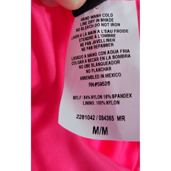 Soluna One Piece Swimsuit Tahity Asymetrical Size Medium Color Geranium New - Picture 8 of 9